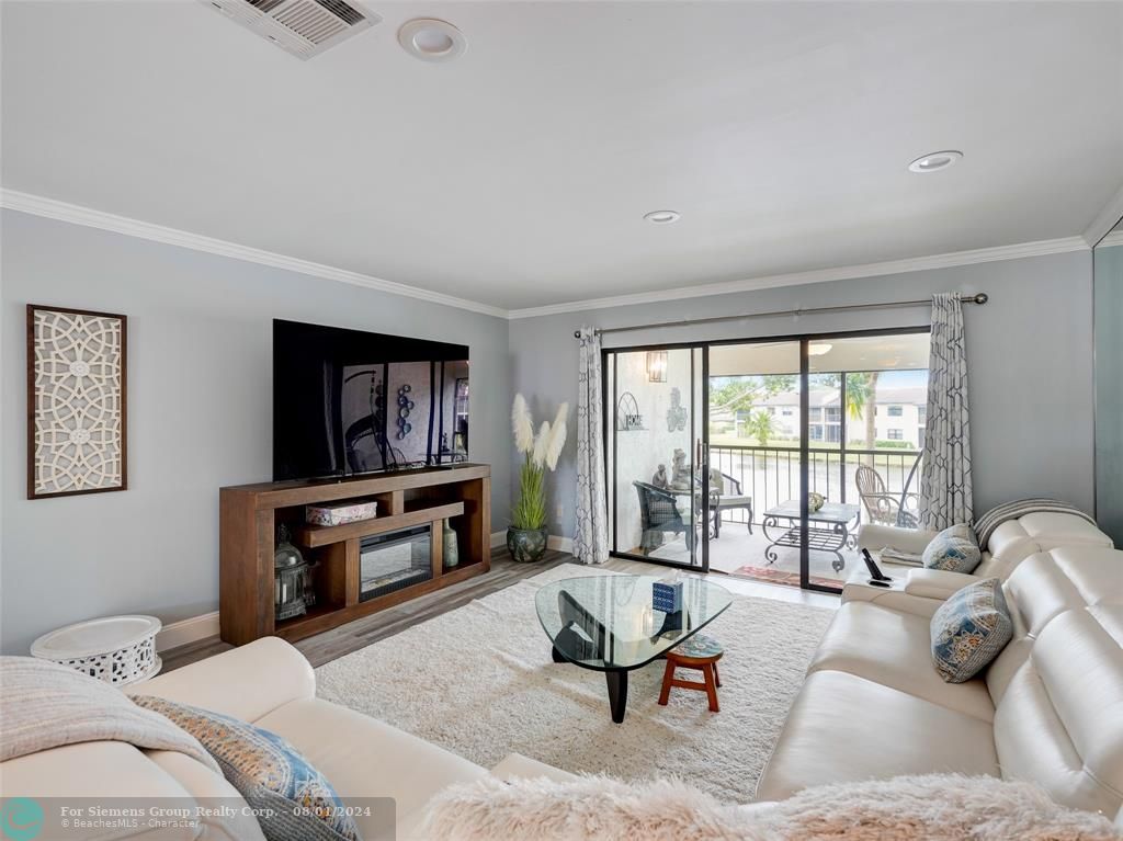 Beautiful photo of the Kitchen, dining, living areas