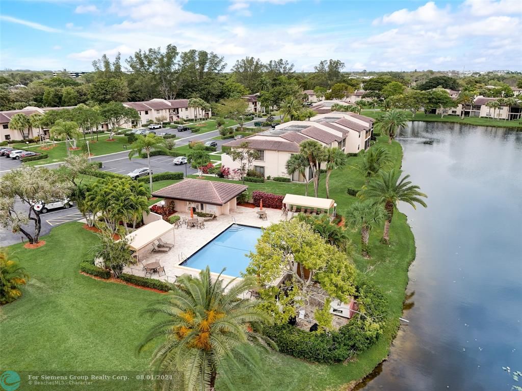 AERIAL photos of the surroundings, view of pool