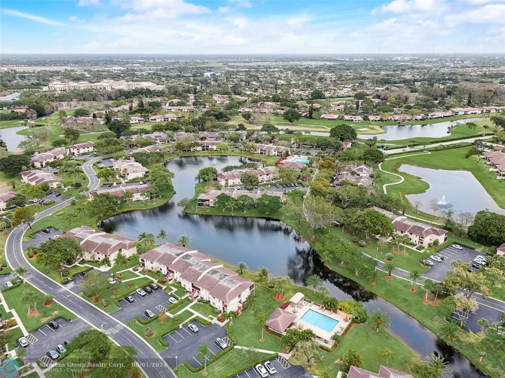 AERIAL photos of the surroundings, view of pool