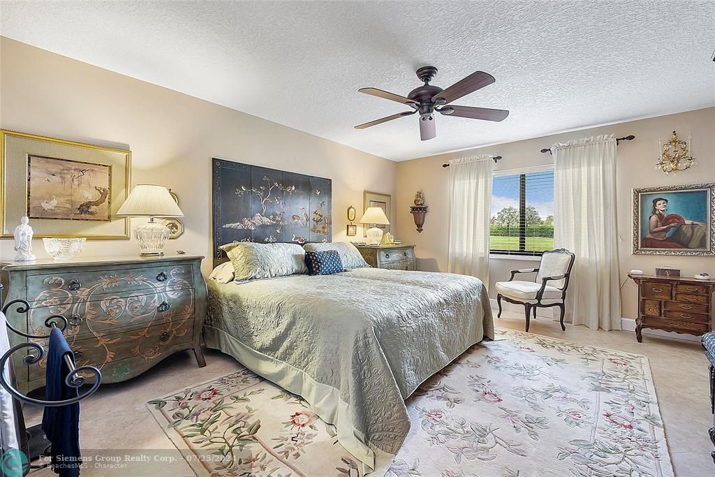 Main Bedroom, with View of the Golf Course