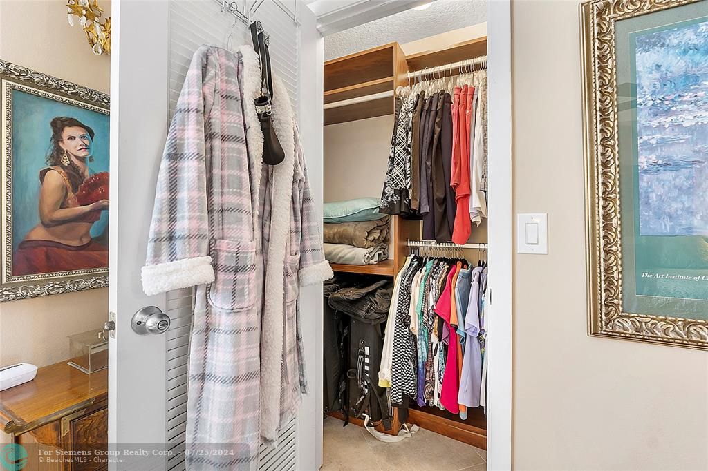 2nd of 3 Closets in Main Bedroom