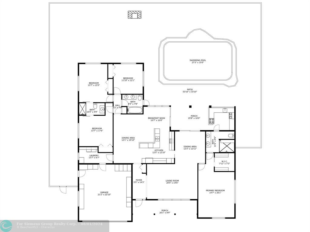 Boca Raton, Florida 33486, 4 Bedrooms Bedrooms, ,3 BathroomsBathrooms,Single Family,Exclusive Right,7th Ter,F10439495