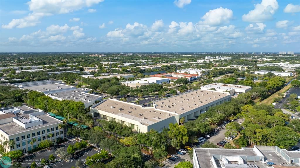 Aerial view of Rogers Circle South