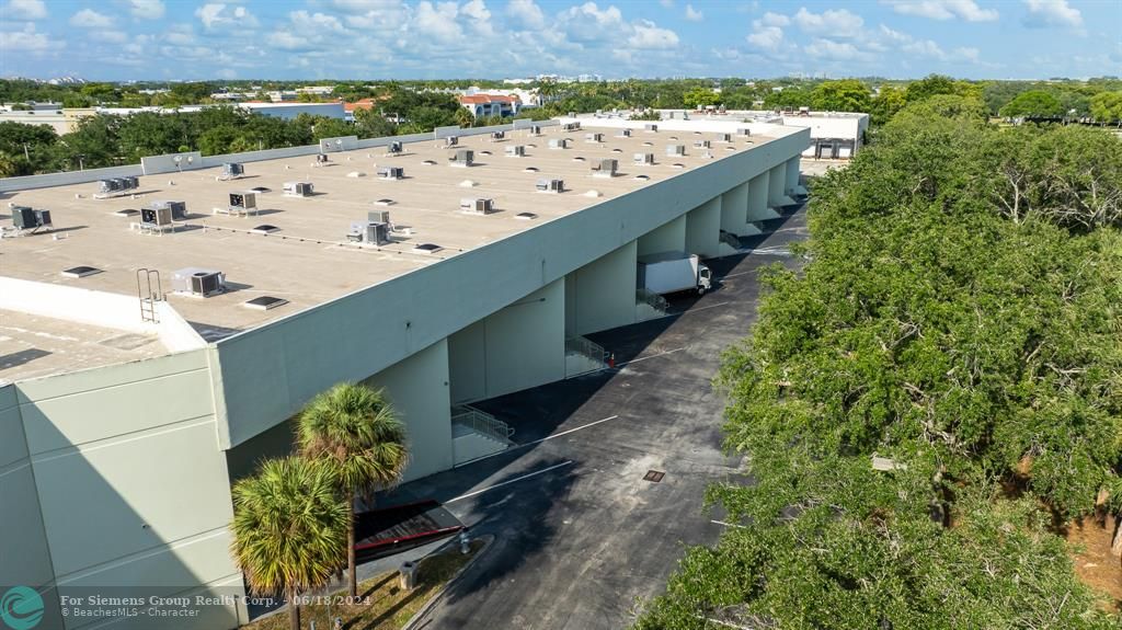 View of Loading Docs at Rear of Building