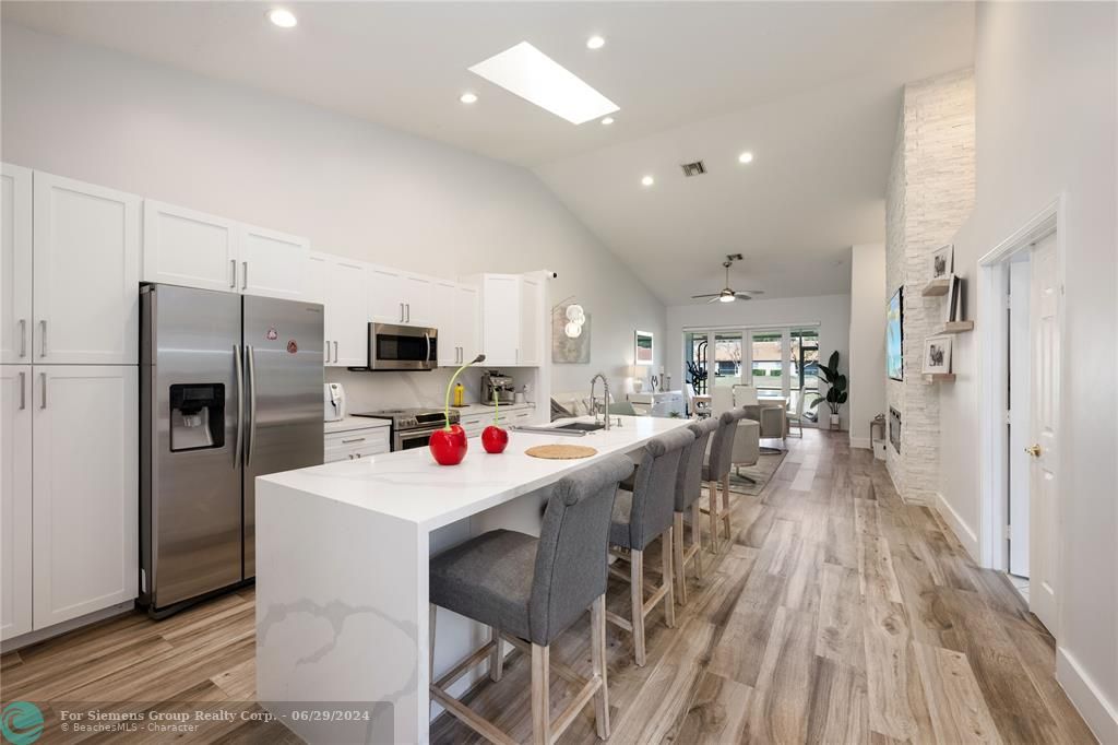 Spectacular and modern kitchen