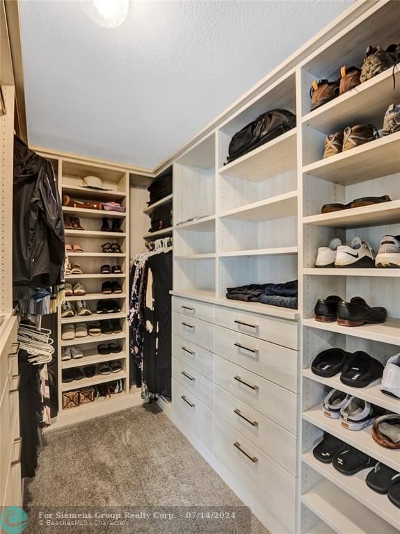 Primary walk-in closet