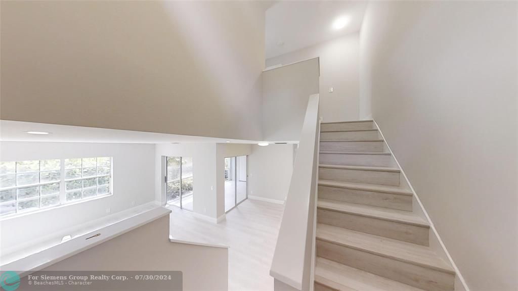 Stair leading up to 3 Bedrooms