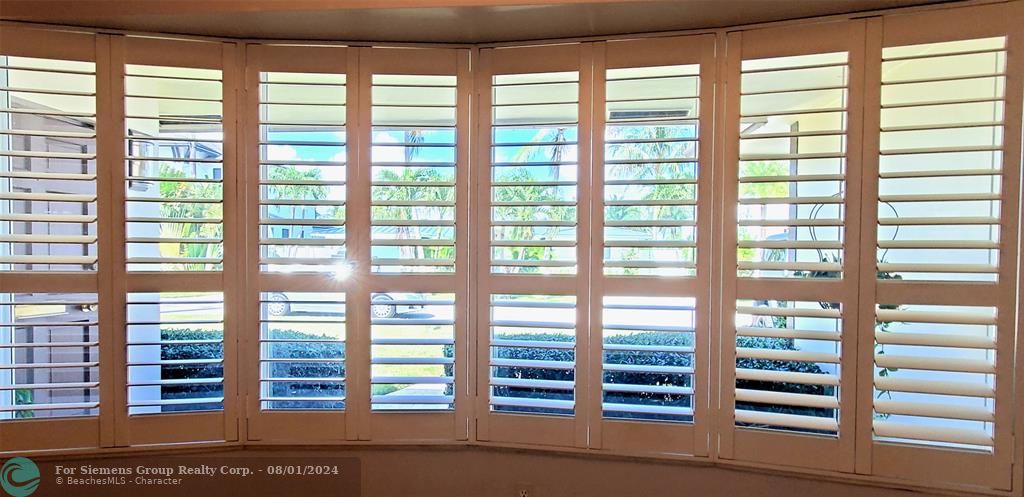 View out of Dining Room