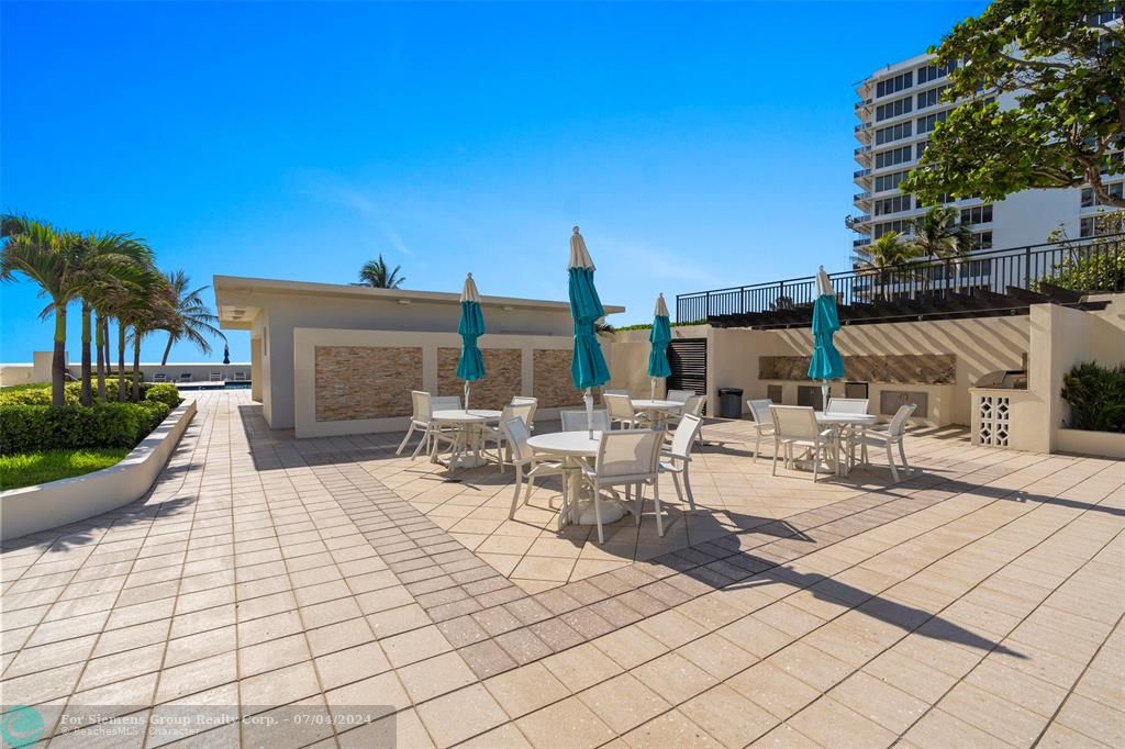 BBQ AREA WITH OCEAN VIEW