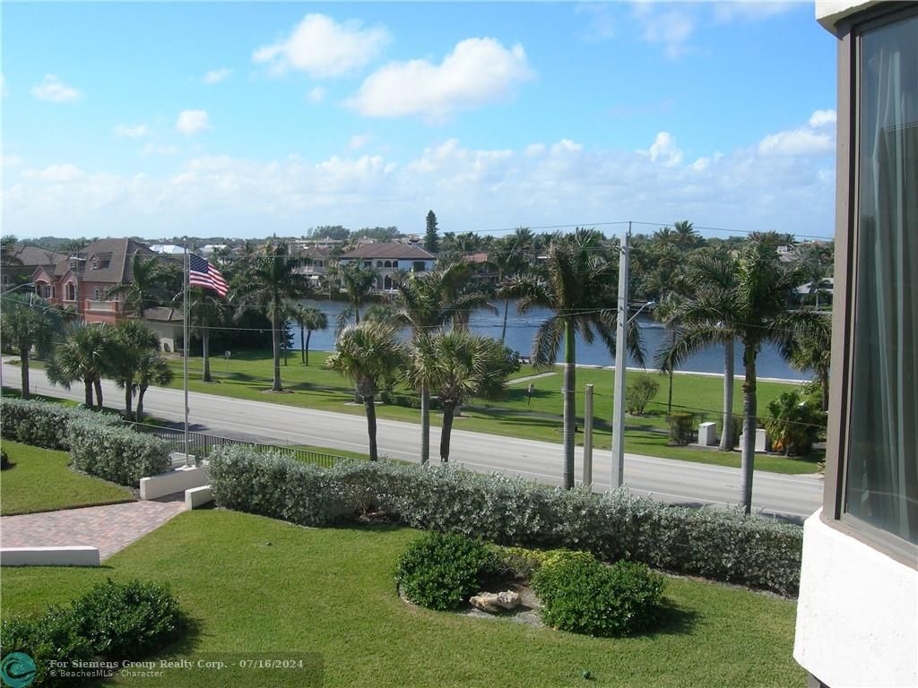 Intercoastal View from 1st floor Living Area