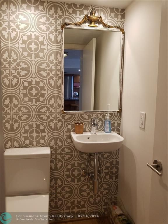 1st floor Half Bathroom